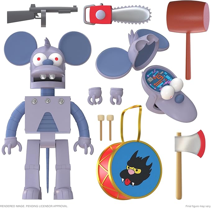 Super7 Ultimates 7-inch Series The Simpsons - Itchy Robot