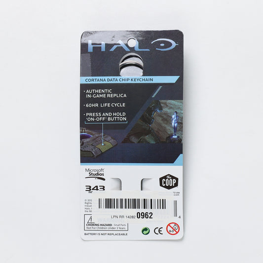 Halo Light Up Key Chain Cortana Data Chip Keychain