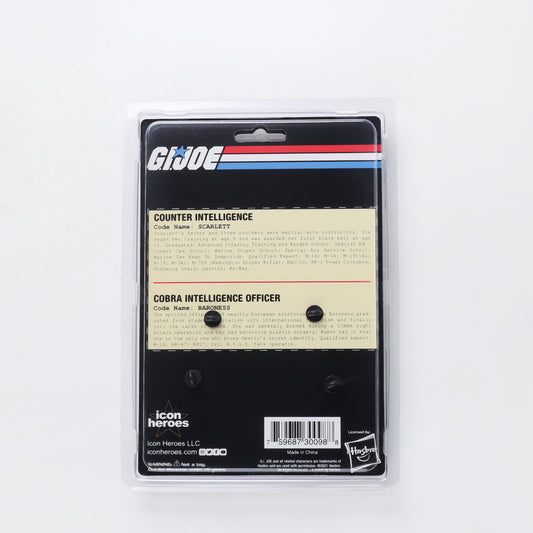 Icon Heroes G.I. Joe - Scarlet X Baroness Retro Pin