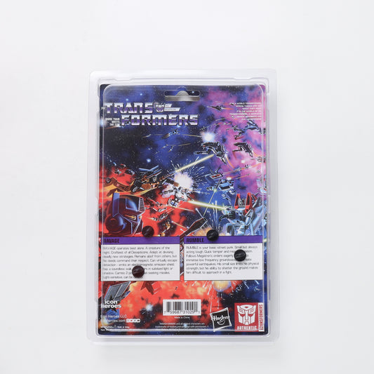 Transformers: Ravage and Rumble Retro Pin Set