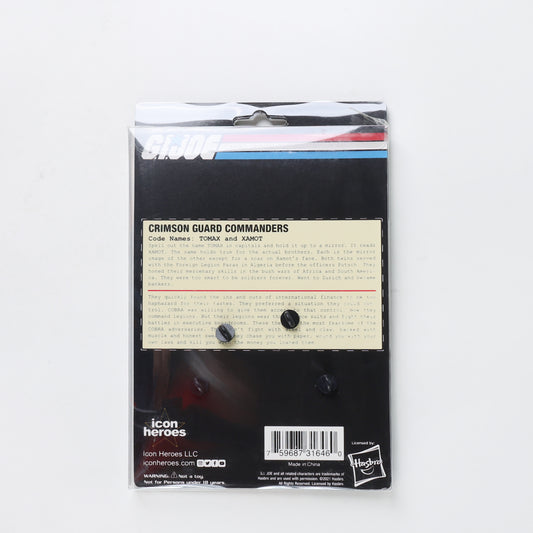 Icon Heroes G.I. Joe - Tomax x Xamot Retro Pin Set