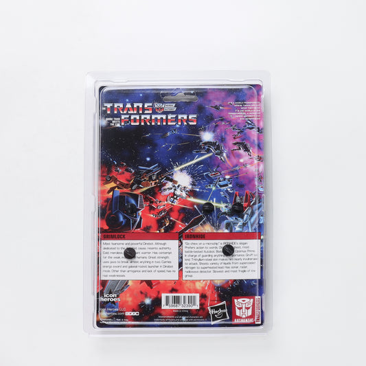 Icon Heroes Transformers - Grimlock X Ironhide Retro Pin