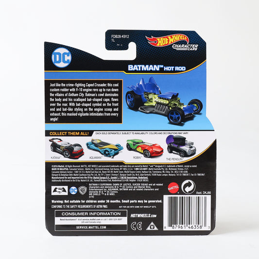 Hot Wheels DC Universe Batman Hot Rod Vehicle