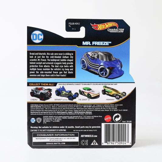 Hot Wheels Character Cars DC Mr. Freeze