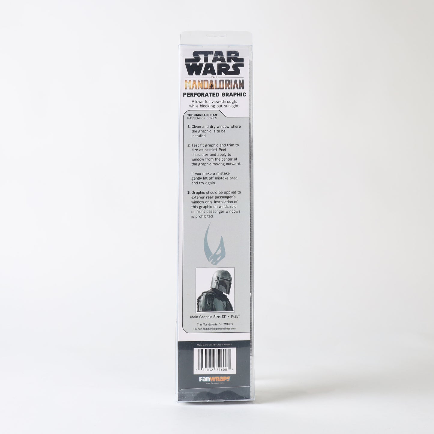 FanWraps Star Wars: The Mandalorian - The Mandalorian Passenger Window Decal