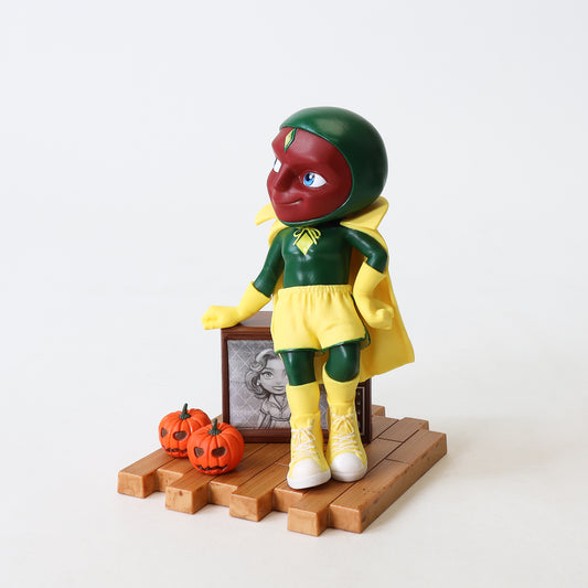 Iron Studios MiniCo Vinyl Statue: Wandavision - Vision (Halloween Ver.)