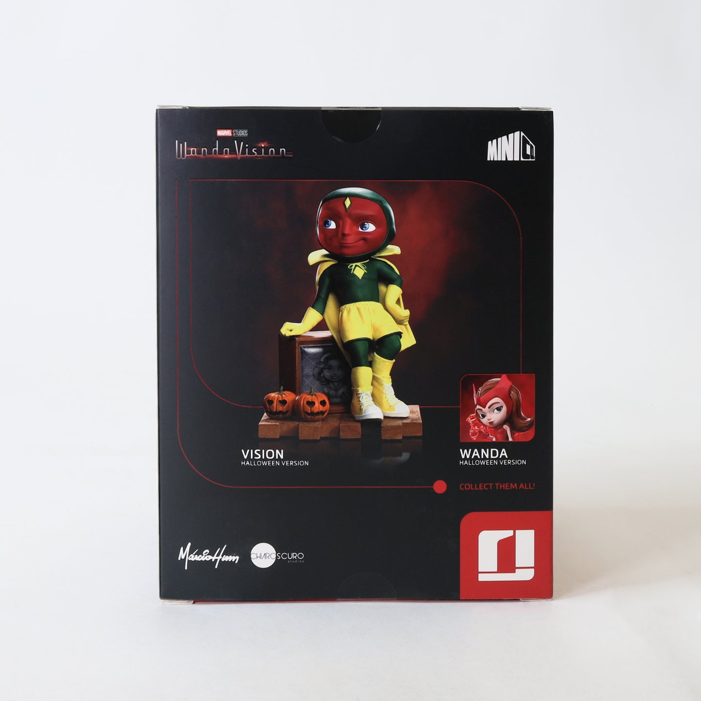 Iron Studios MiniCo Vinyl Statue: Wandavision - Vision (Halloween Ver.)