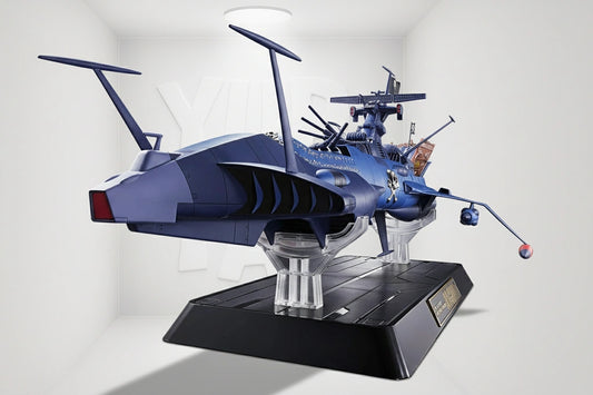 TAMASHII NATIONS - Space Pirate Captain Harlock - GX-93 Space PirateBattleship Arcadia, Bandai Spirits Soul of Chogokin Die-Cast Metal Collectible