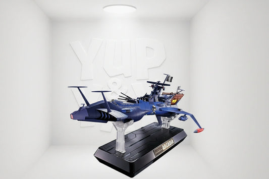 TAMASHII NATIONS - Space Pirate Captain Harlock - GX-93 Space PirateBattleship Arcadia, Bandai Spirits Soul of Chogokin Die-Cast Metal Collectible