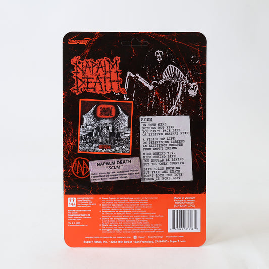 Super 7 Reaction 3.75" Action Figure: Napalm Death - Scum Demon