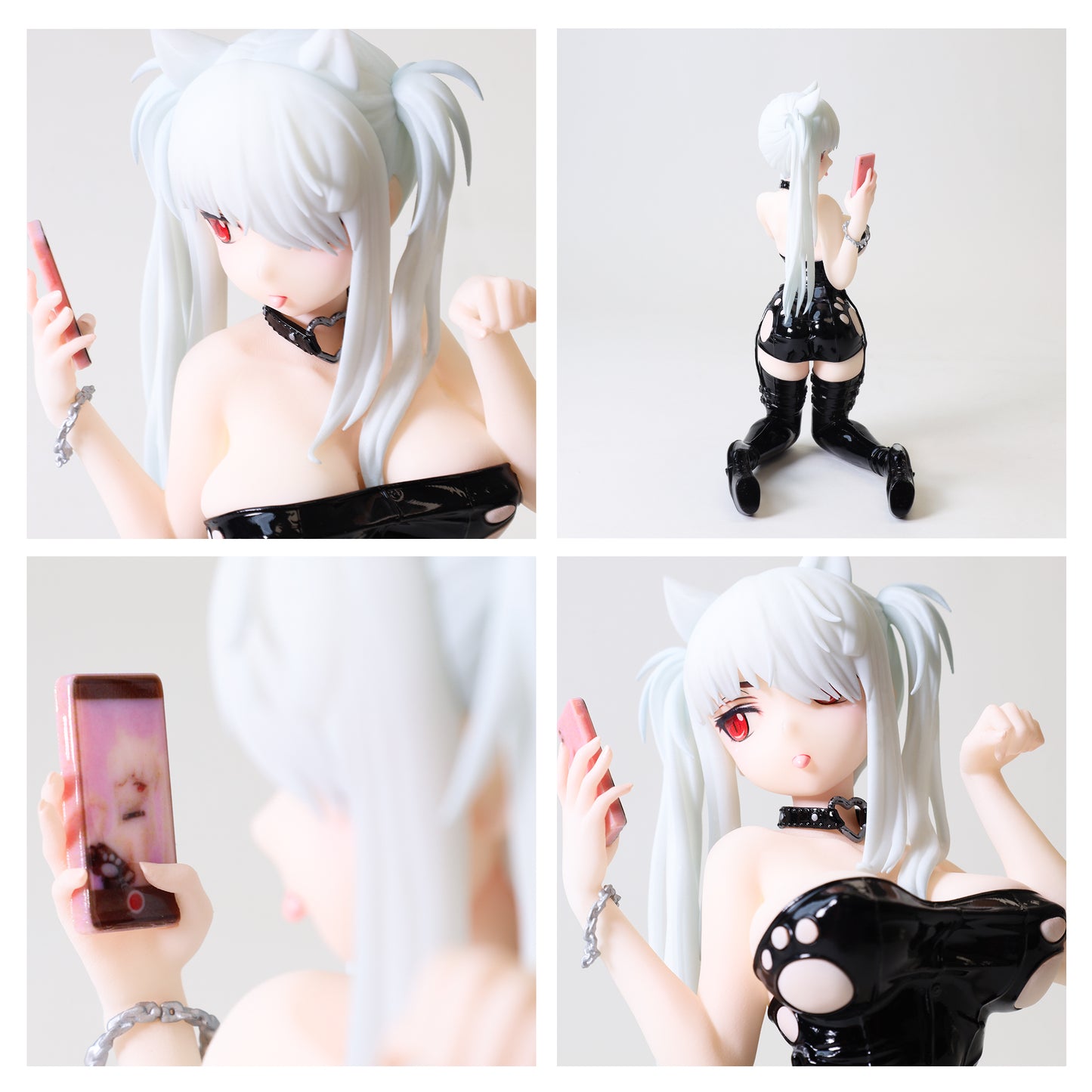 B'Full Original Character - Selfie Cat Ear Girl 1/6 Scale PVC Figure