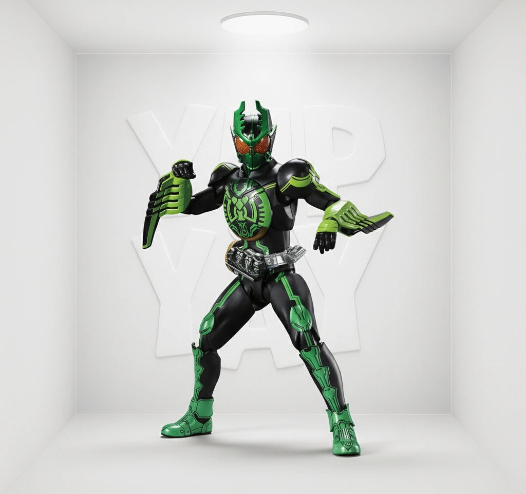 Bandai Logo Display Stand - Kamen Rider OOO's GataKiriBa Core