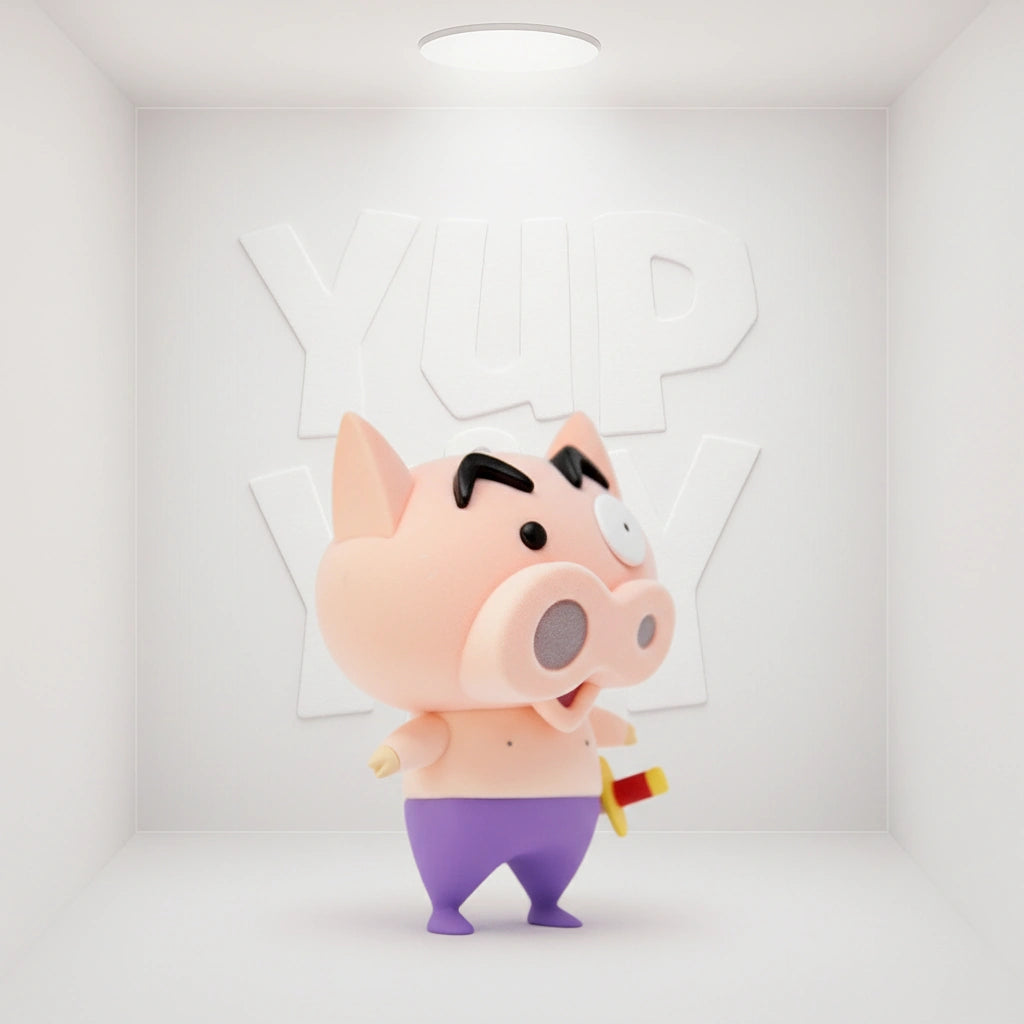 Banpresto Fluffy Puffy Series: Crayon Shin-Chan - Buriburi Zaemon V2 (Ver. B)