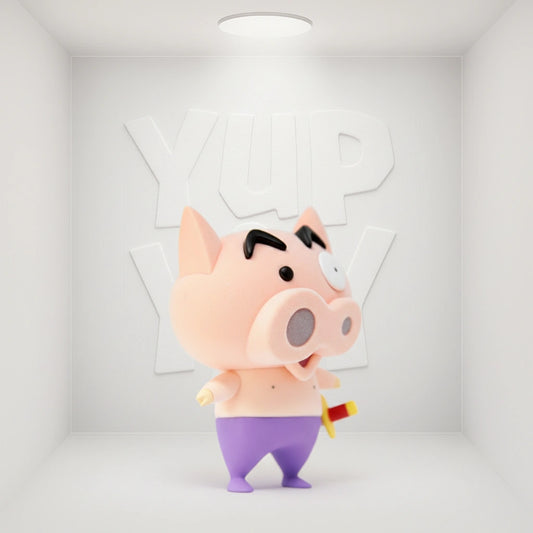 Banpresto Fluffy Puffy Series: Crayon Shin-Chan - Buriburi Zaemon (Ver. B)