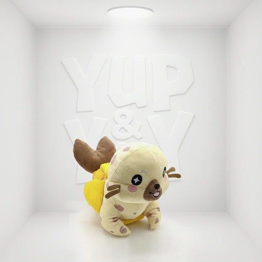 Tasty Peach: Too-Ripe Banana Seal Plush- Brown