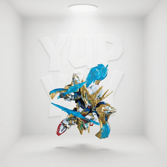 Bandai SD Sangoku Soketsuden 07 Zhao Yun 00 Gundam & Bilongqu Plastic Model