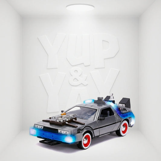 Back to the Future III DeLorean Time Machine with Light