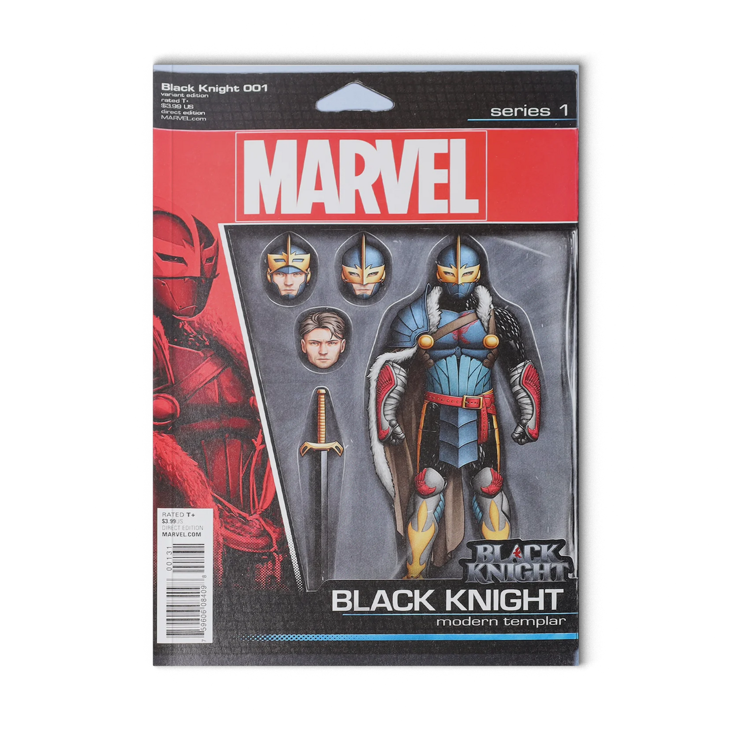 BLACK KNIGHT #1 ACTION FIGURE VARIANT COVER