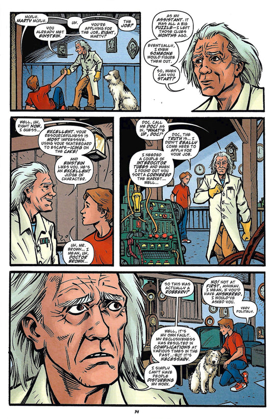 Back to the Future #1 IDW CVR RE - As one of a specially limited series of 1000 Copties