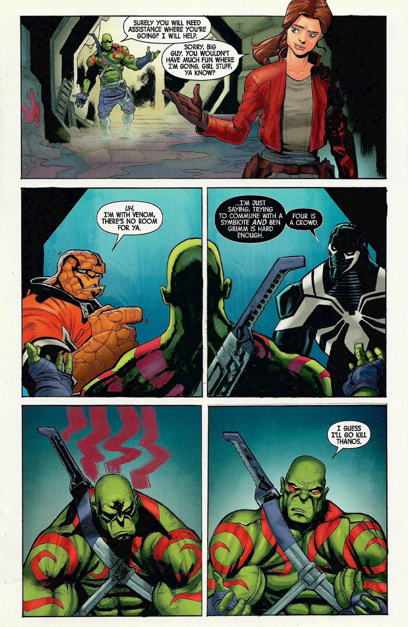 Drax #1 Skottie Young Variant Marvel Comicsa