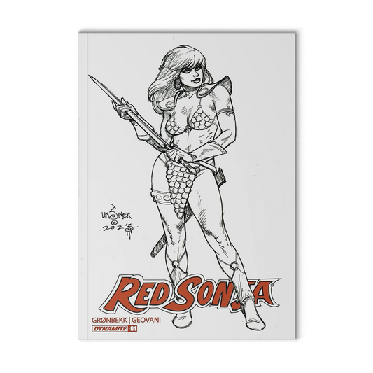 Red Sonja #1 Linsner SDCC Exclusive B&W Variant