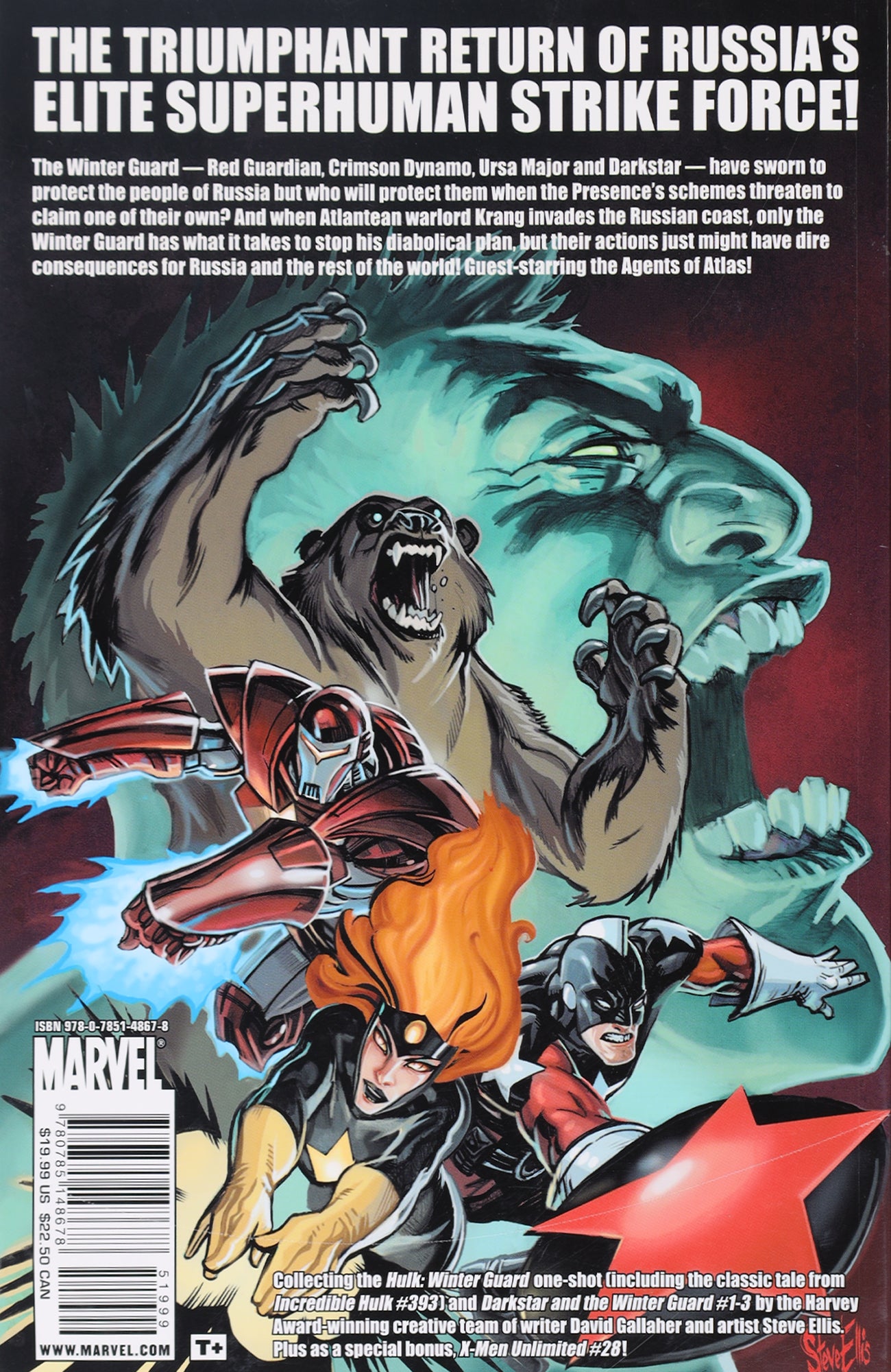 DARKSTAR & THE WINTER GUARD GRAPHIC NOVEL TPB NM MARVEL 2010