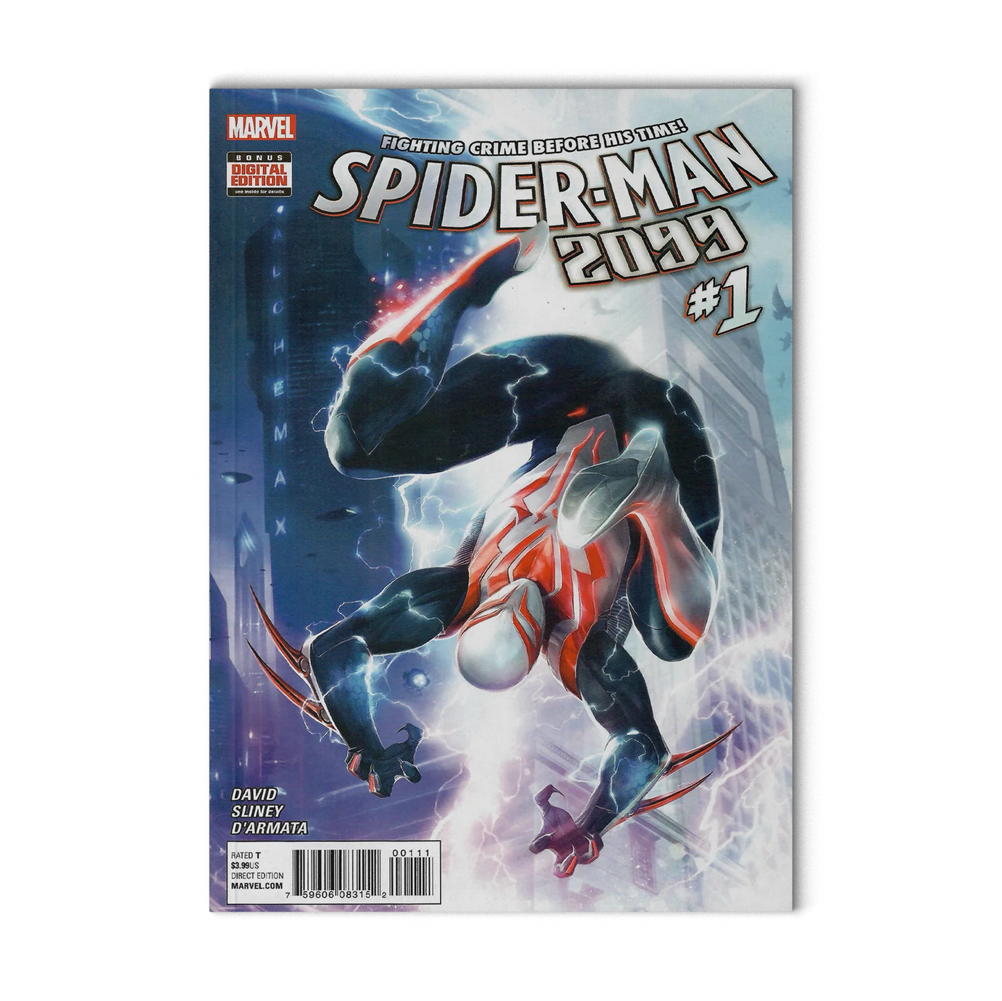 Spiderman 2099 #1 Fighting Crime Before His Time