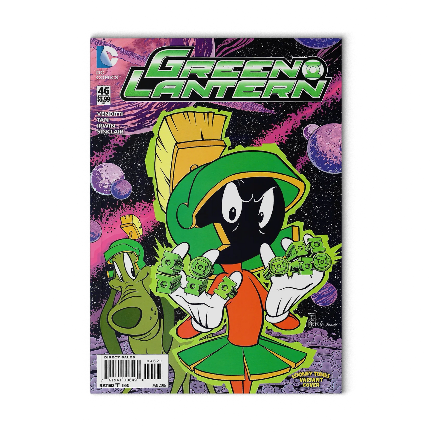 GREEN LANTERN #46 Corona LOONEY TUNES VARIANT 2016