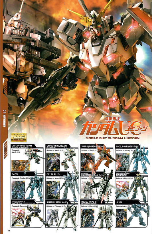 Gunpla Navigation Catalogue 2013 Bandai Gunpla
