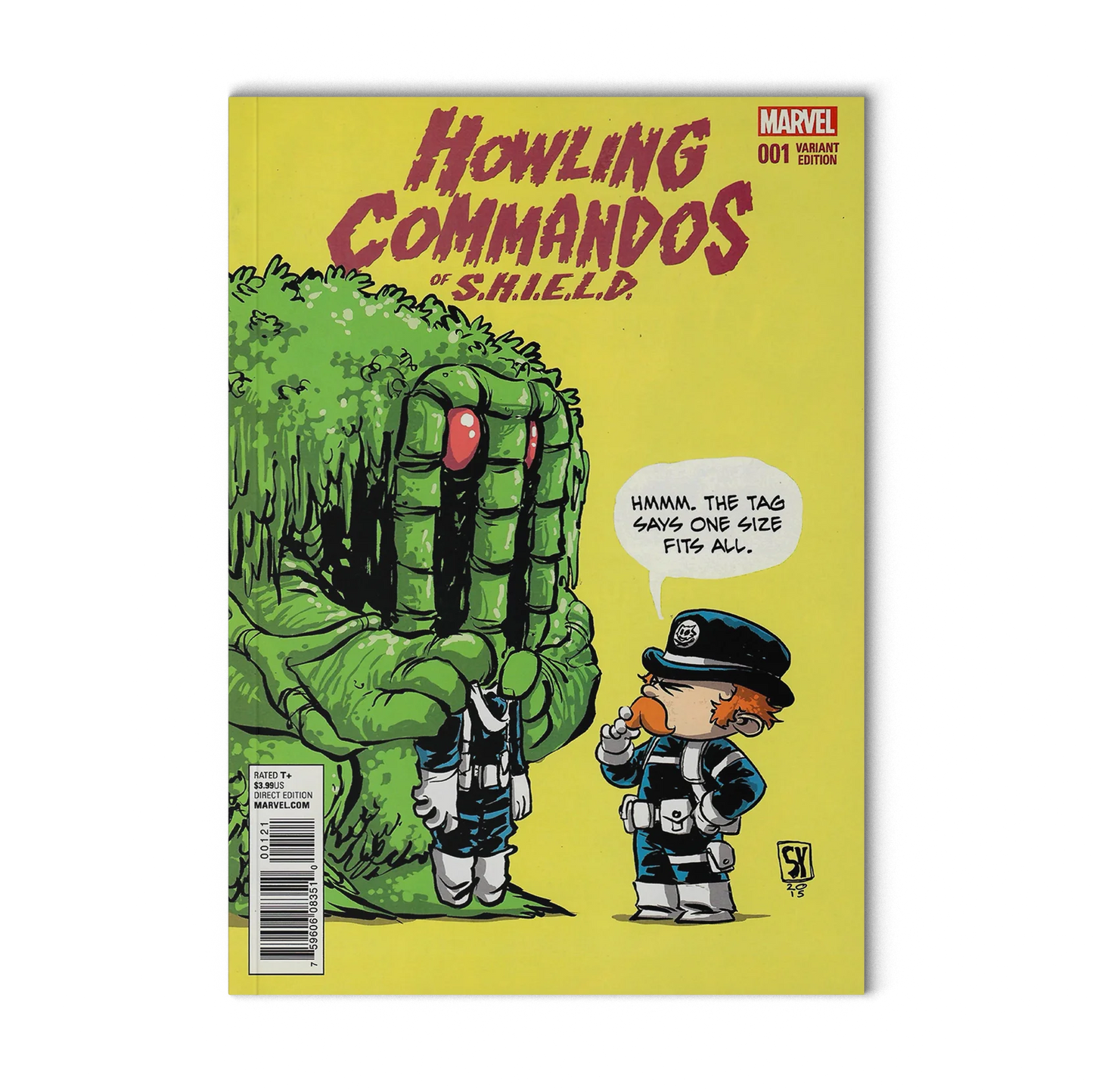 HOWLING COMMANDOS of S.H.I.E.L.D. #1 Skottie Young VARIANT 2015