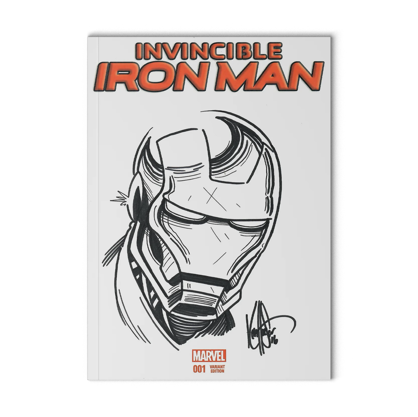 Invincible Iron Man 001 Variant Edition - signed