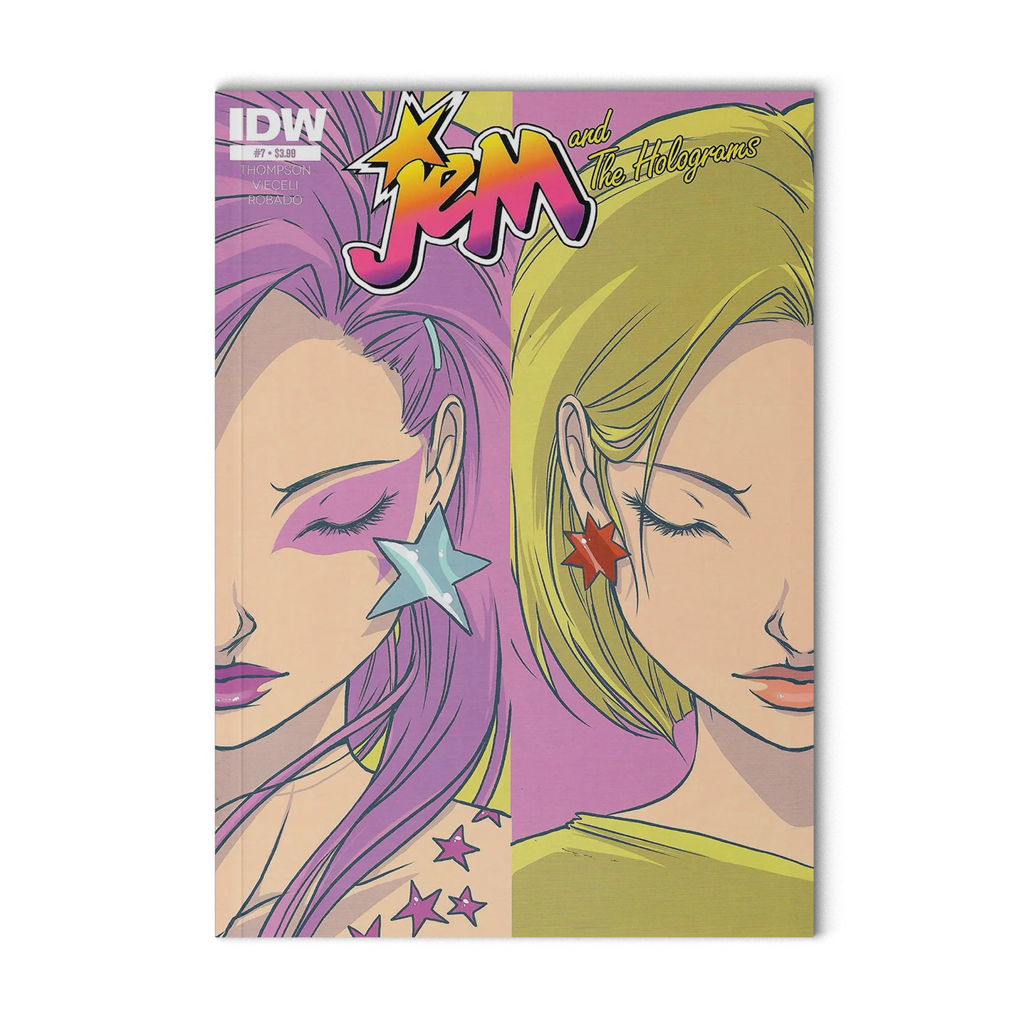 Jem and the Holograms #7 Cover A-Emma Vieceli (IDW Publishing September 2015)
