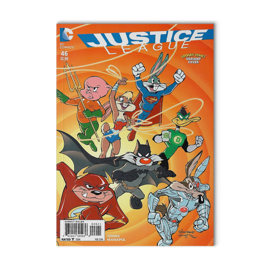1 JUSTICE LEAGUE 46 LOONEY TUNES VARIANT COVER DC Comics 2016