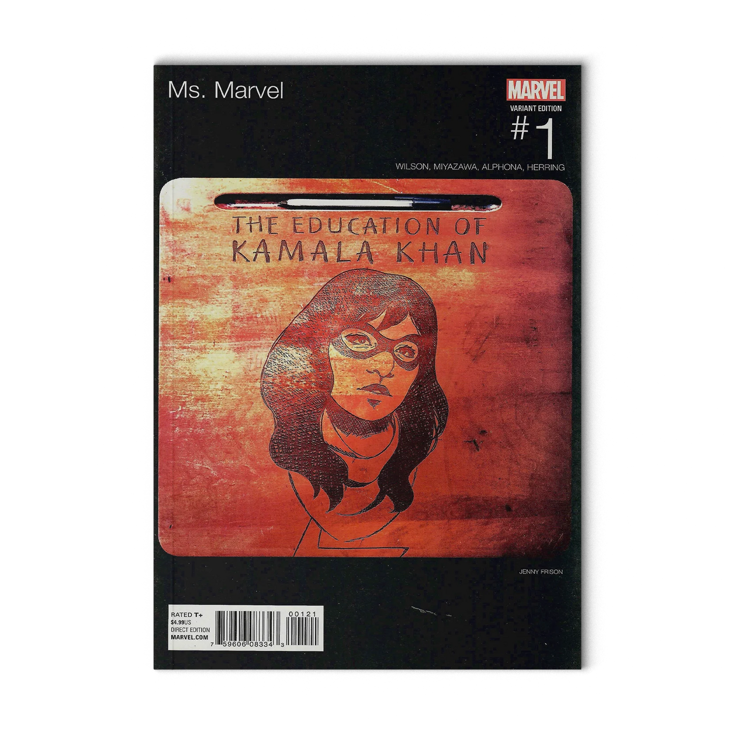 Ms. Marvel #1 NM Jenny Frison Hip Hop Variant Marvel Comics 2016
