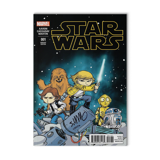 Marvel Star Wars #1 (2015, Skottie Young Cover, Signed with COA)