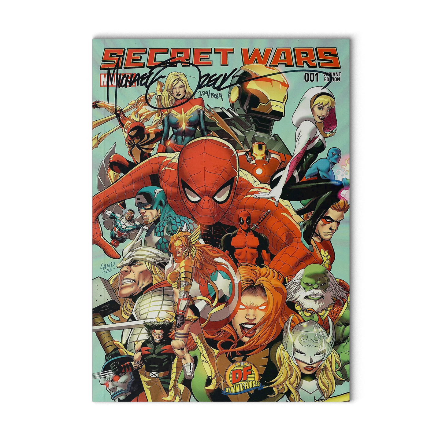Marvel Secret Wars #1 (2015, Dynamic Forces Exclusive Cover signed by Mike Zeck)