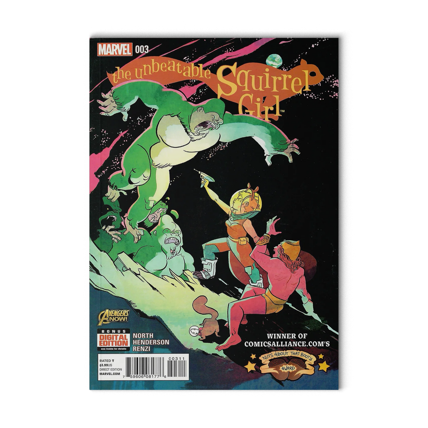 2016 Marvel Unbeatable Squirrel Girl #003 Direct Edition (Bag & Board)