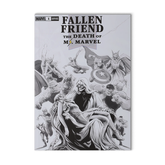 2023 MARVEL COMICS FALLEN FRIEND DEATH OF MS MARVEL #1 SDCC EXCLUSIVE VARIANT