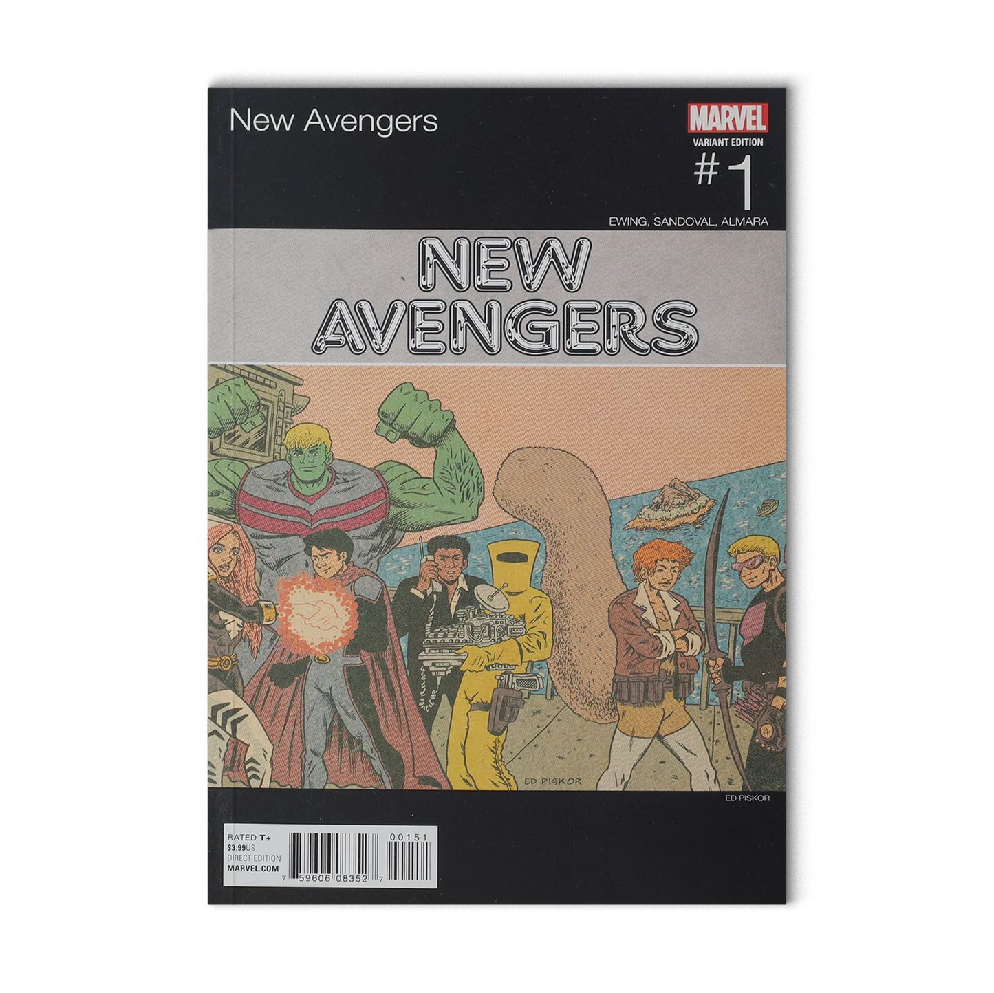 NEW AVENGERS #1 Marvel 2015 Ed Piskor Hip Hop Variant Cover NM