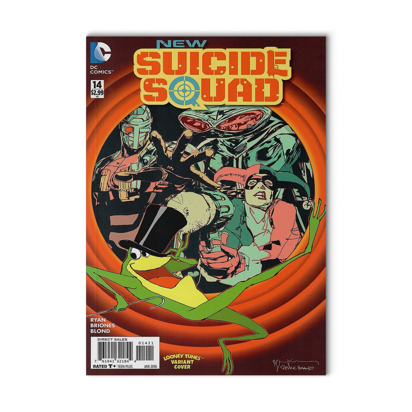 New Suicide Squad #14 b DC (2016) Variant Looney Tunes Cover Comic Book