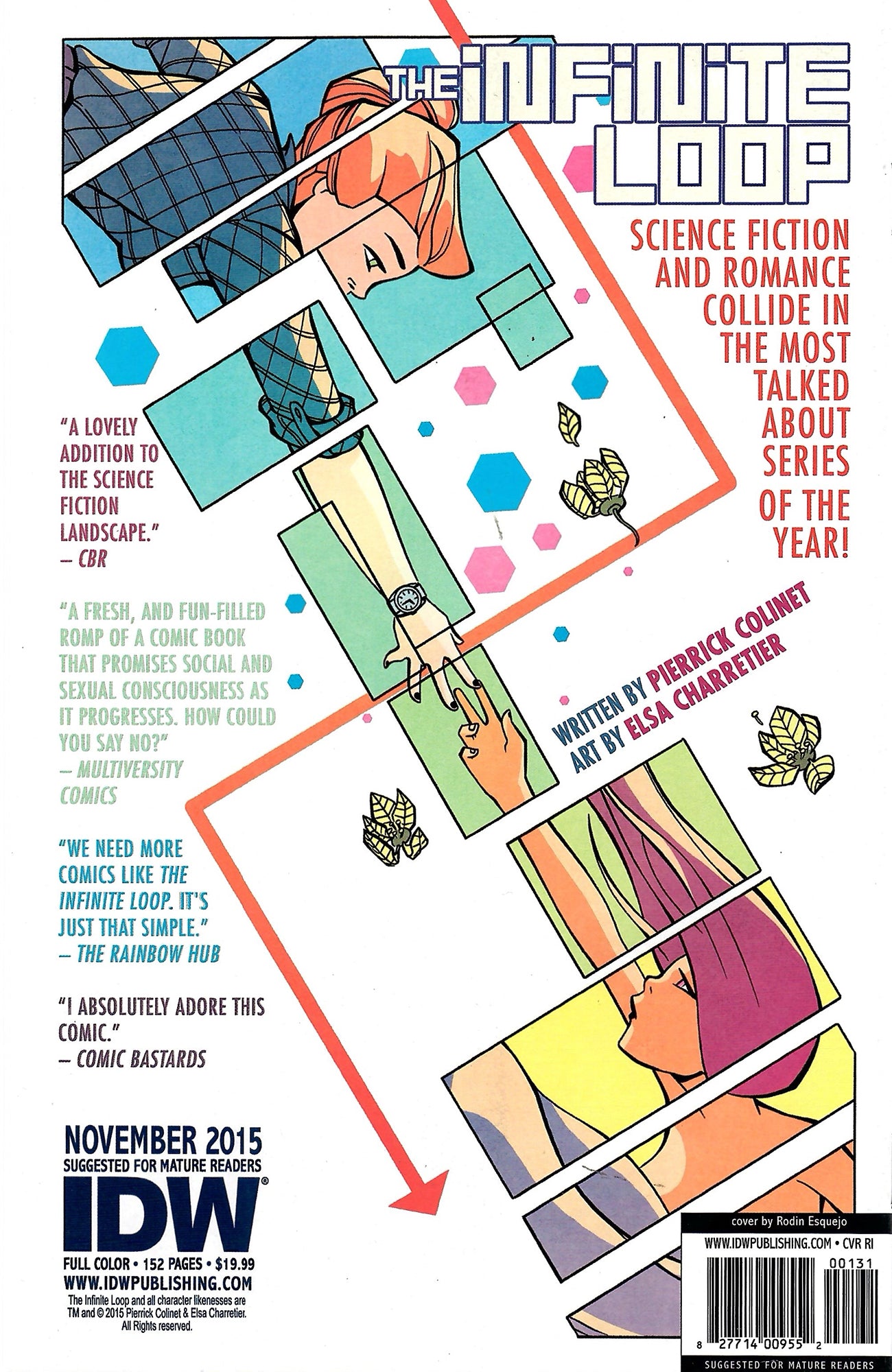 ORPHAN BLACK HELSINKI #1 RODIN ESQUEJO COVER 2015 IDW