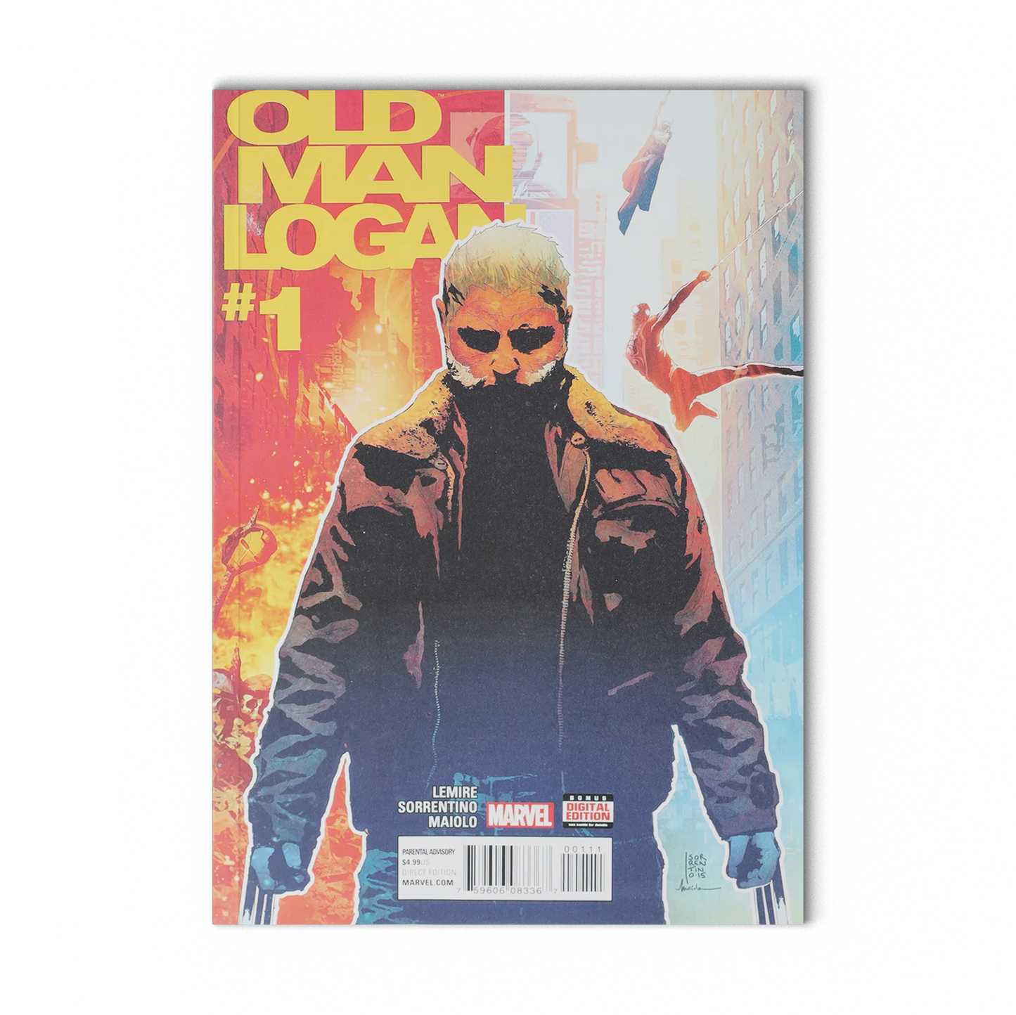 Old Man Logan #1 Marvel Comics 2016 Action Figure Variant Cover