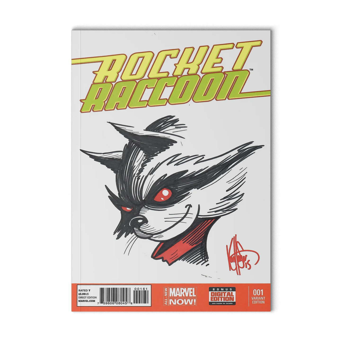 Rocket Raccoon 001 Variant Edition - Digital Edition