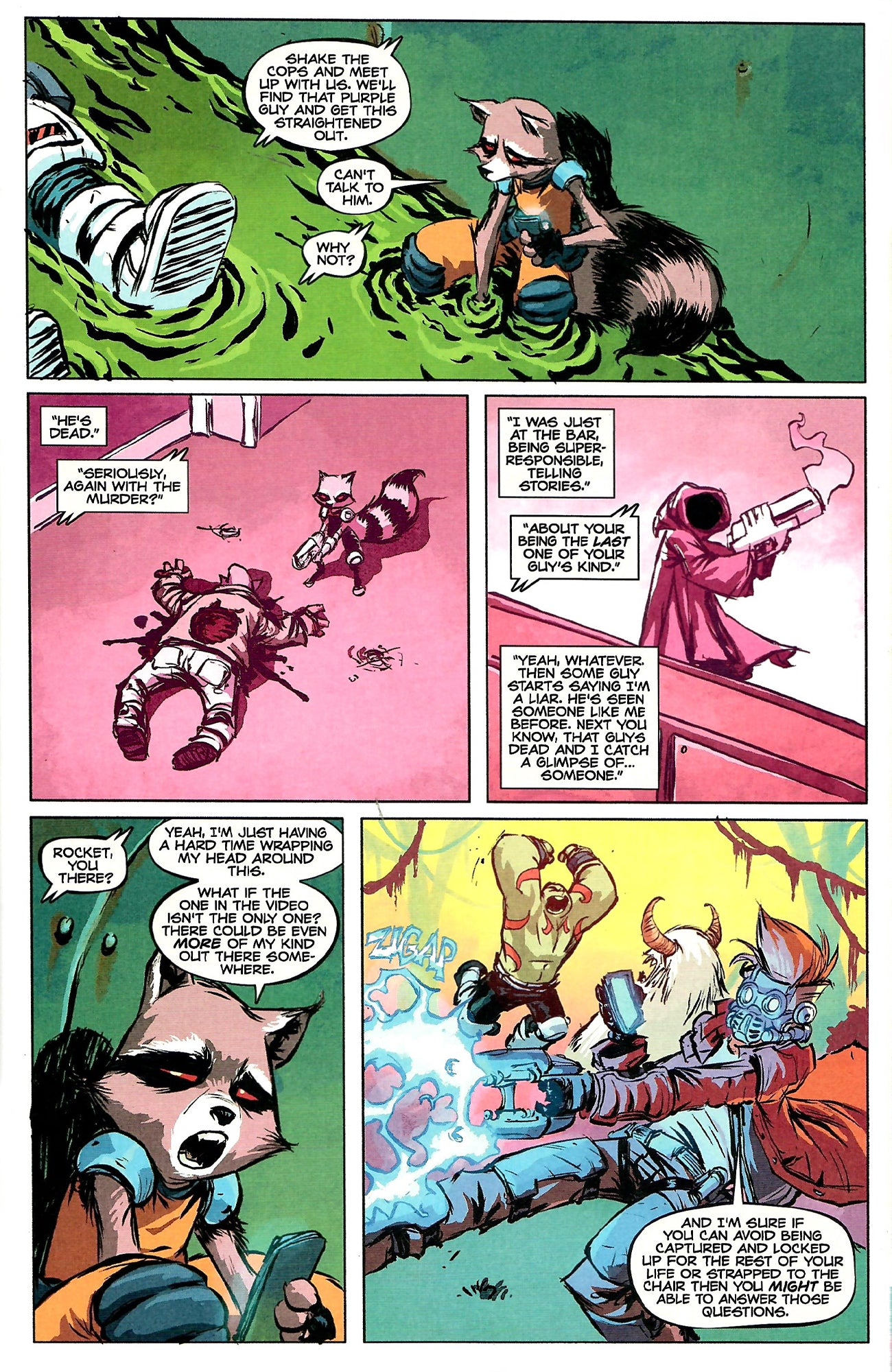 Rocket Raccoon 001 Variant Edition - Digital Edition