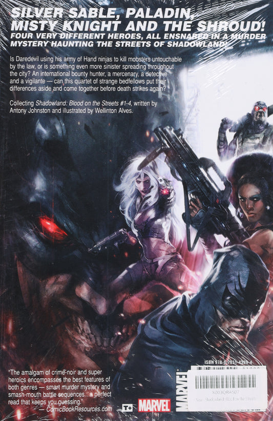 Shadowland : Blood on the Streets by Antony Johnston (2011, Hardcover)