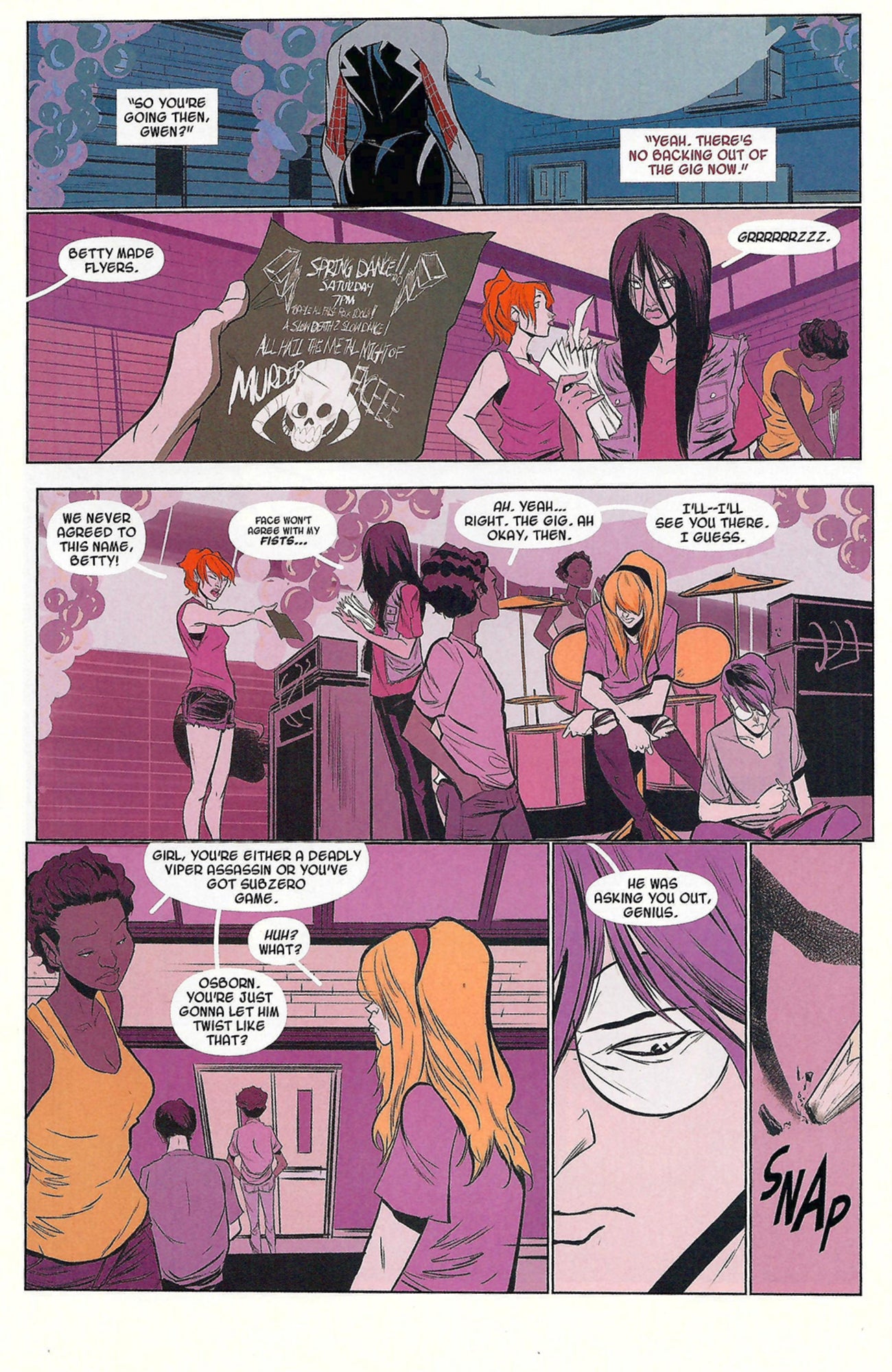 SPIDER-GWEN #1 Scottie Young Variant Marvel 2015