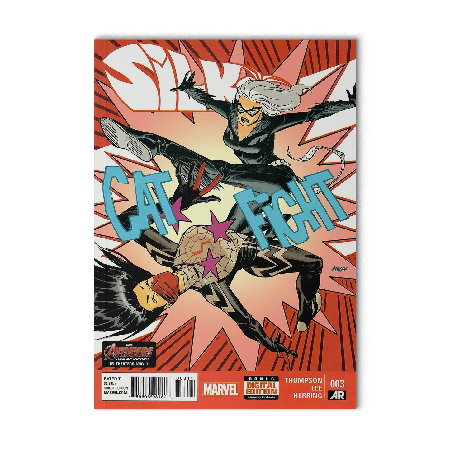 Marvel Comics Silk 003 Cat Fight Dave Johnson Bagged Boarded