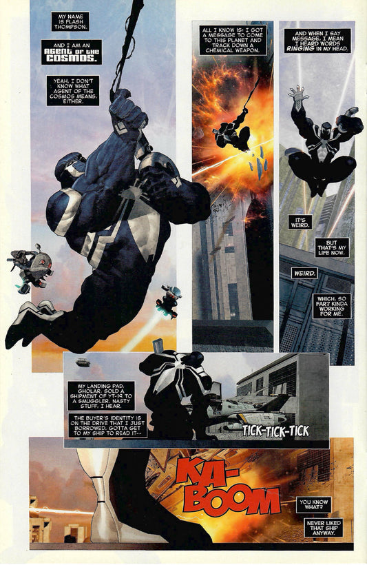 VENOM: SPACE KNIGHT #1 ACTION FIGURE VARIANT COVER! CHRISTOPHER COVER