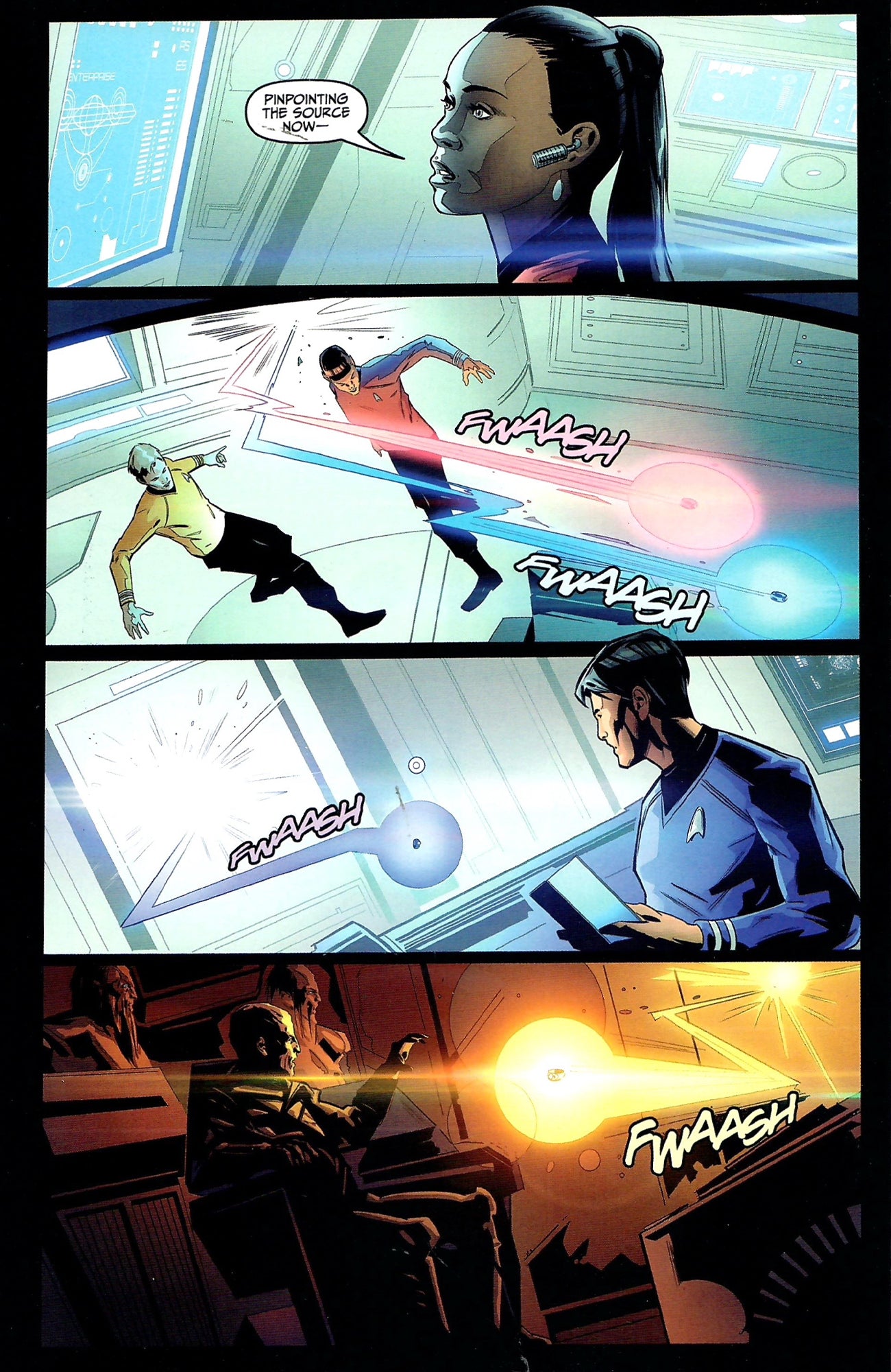 Star Trek / Green Lantern #1 Cover A-Gabriel Rodriguez (IDW July 2015)
