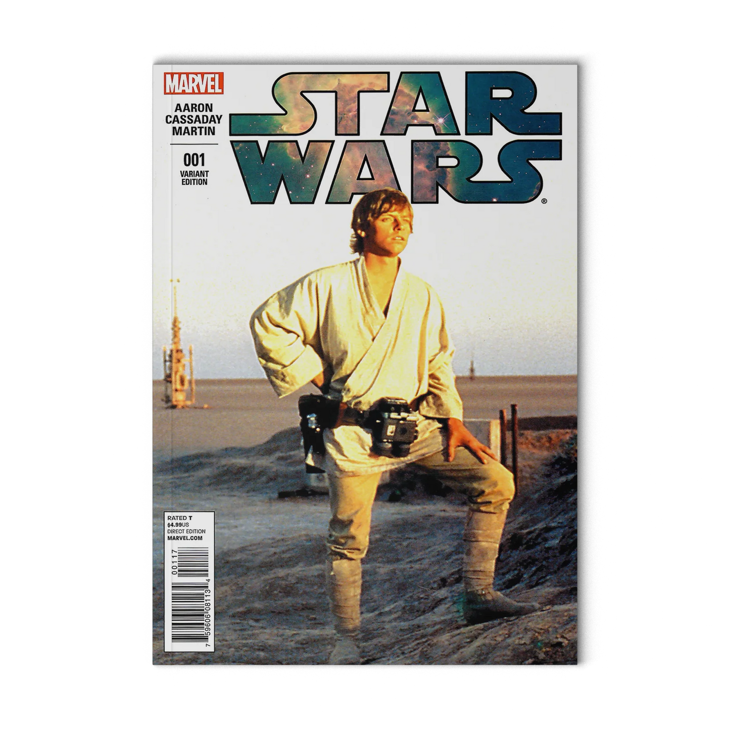 Star Wars 1 Marvel Comic Book 2015 Group Variant Cover Luke Leia Han Chewie